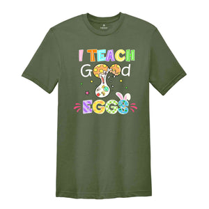 I Teach Good Eggs Shirt, Easter Teacher T-Shirt, Easter Day Gift, Easter Shirt, Cute Easter Teacher Tee, Easter Day Shirt