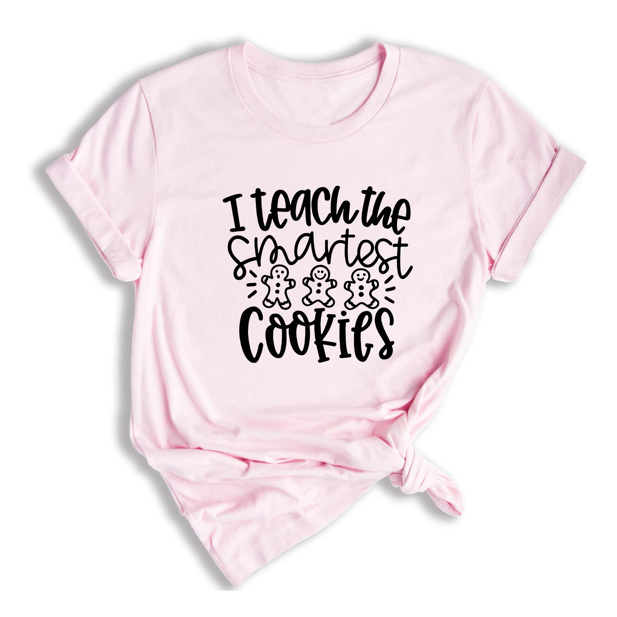 I Teach the Smartest Cookies Shirt, Christmas Shirt for Teachers, Christmas Gift for Teachers, Gingerbread Cookies Tee