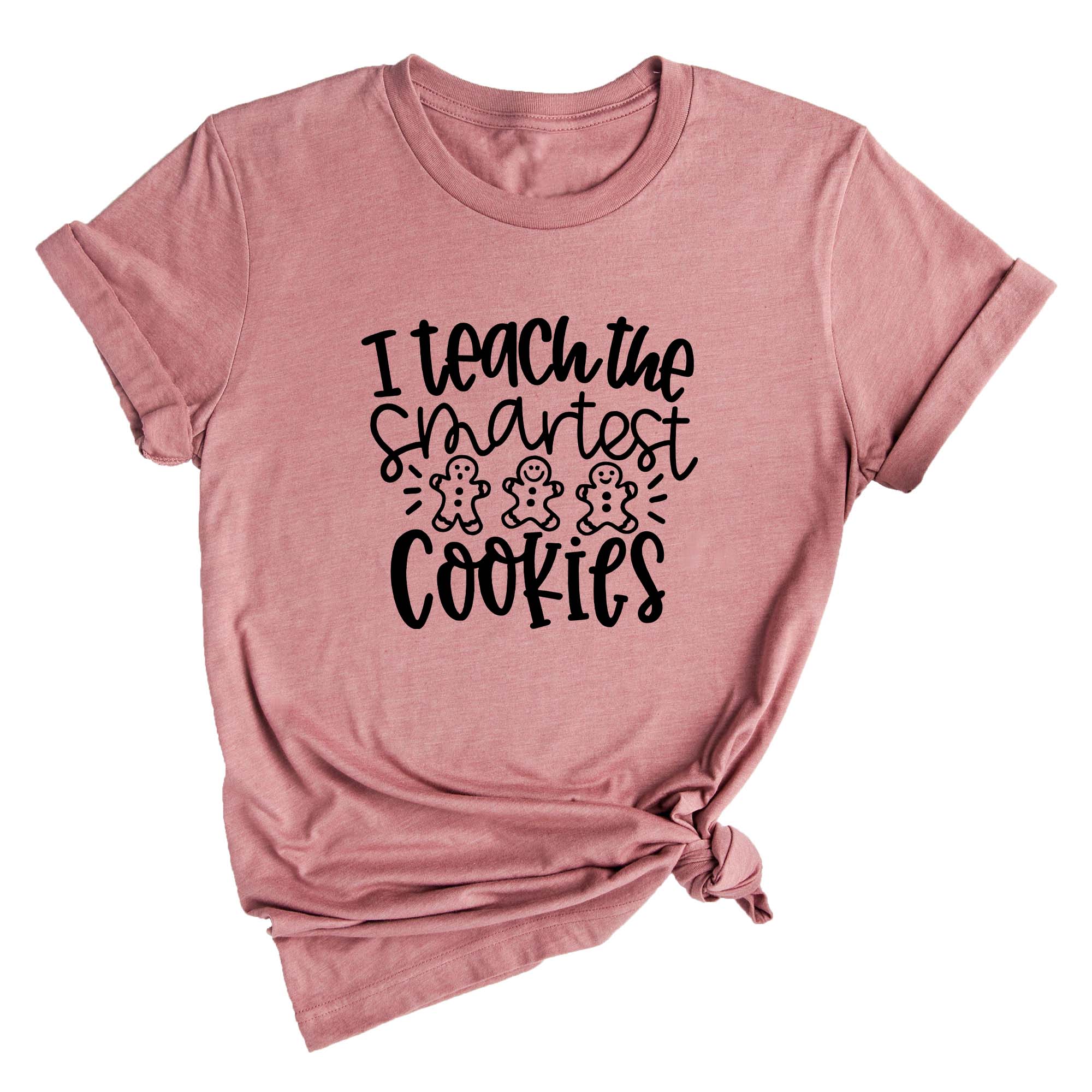 I Teach the Smartest Cookies Shirt, Christmas Shirt for Teachers, Christmas Gift for Teachers, Gingerbread Cookies Tee