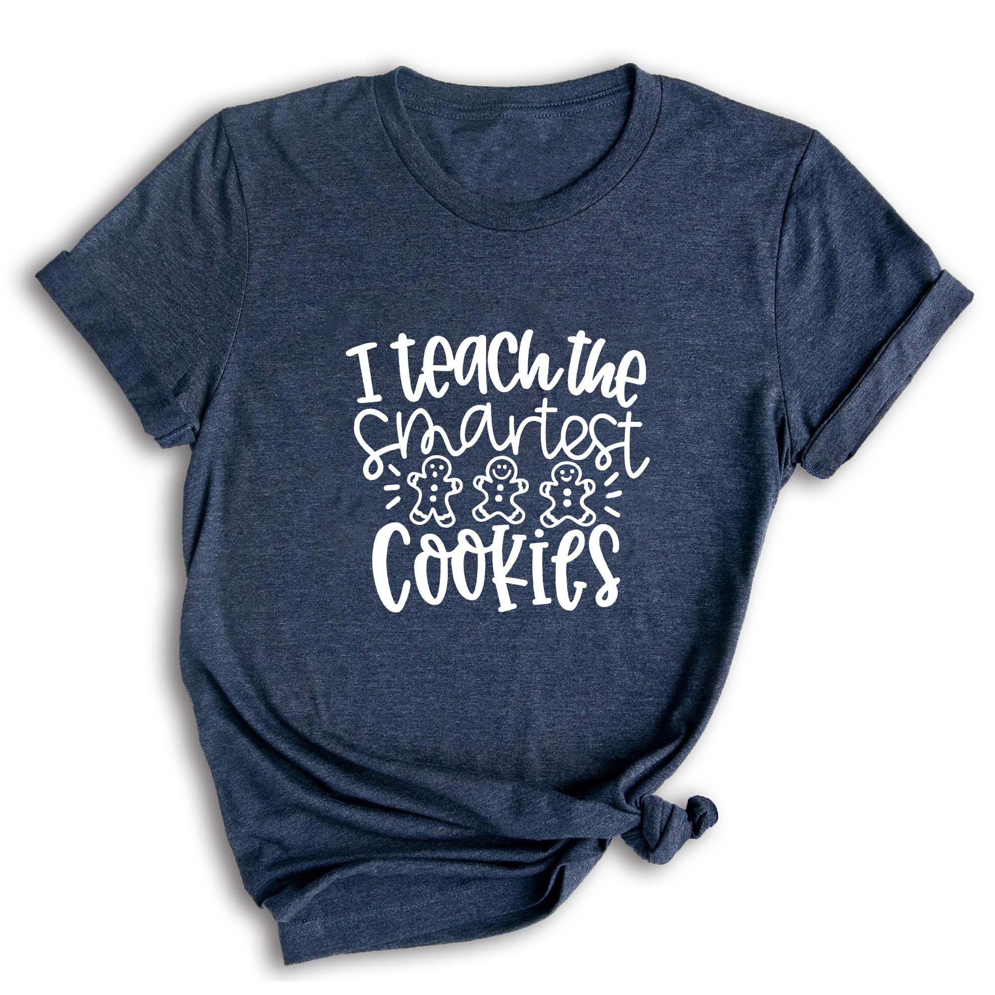 I Teach the Smartest Cookies Shirt, Christmas Shirt for Teachers, Christmas Gift for Teachers, Gingerbread Cookies Tee