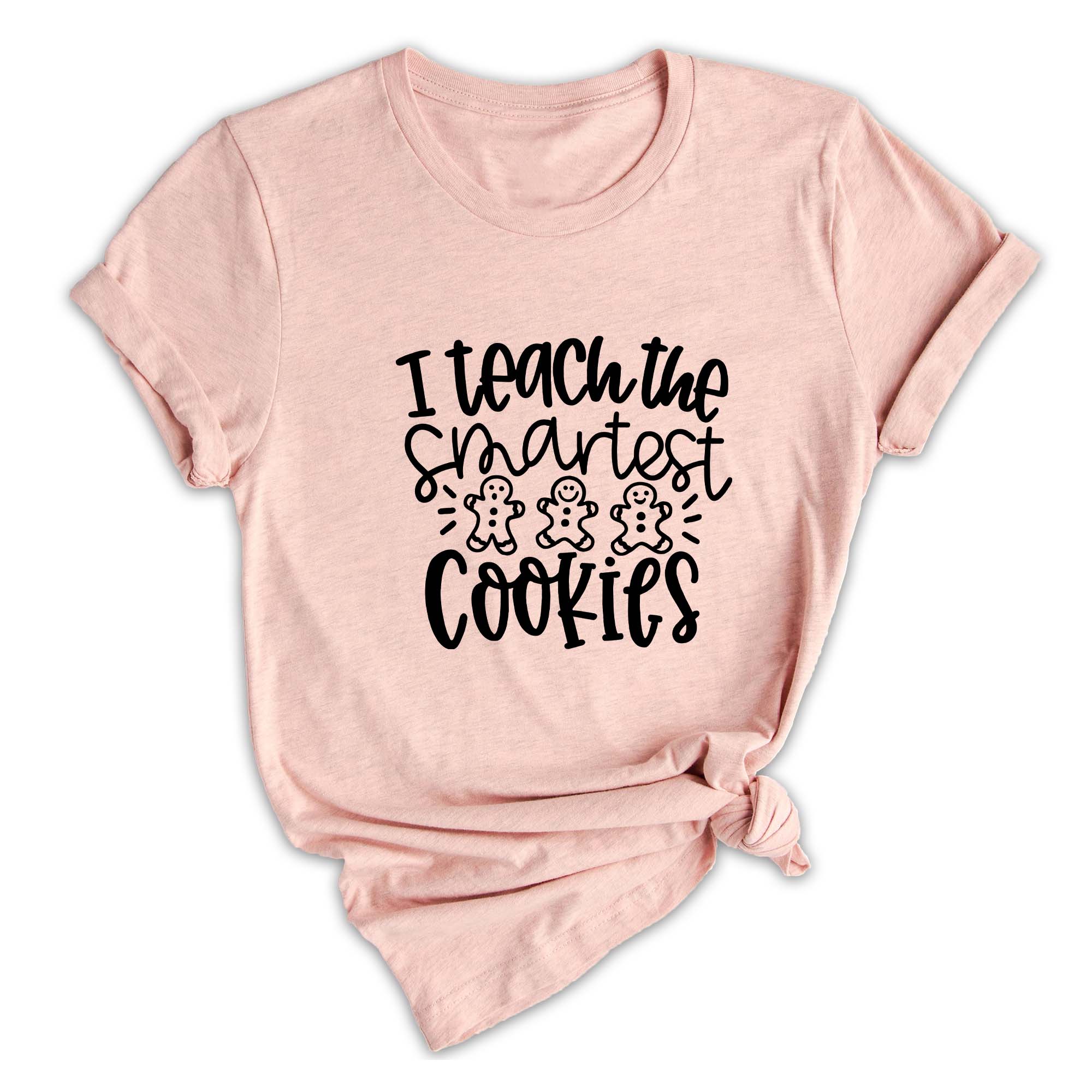 I Teach the Smartest Cookies Shirt, Christmas Shirt for Teachers, Christmas Gift for Teachers, Gingerbread Cookies Tee