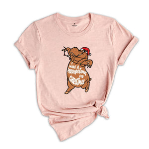 I Want a Hippopotamus for Christmas Shirt, Cute Christmas T-Shirt, Christmas Kids Shirt, Christmas Pajamas, Holiday Apparel