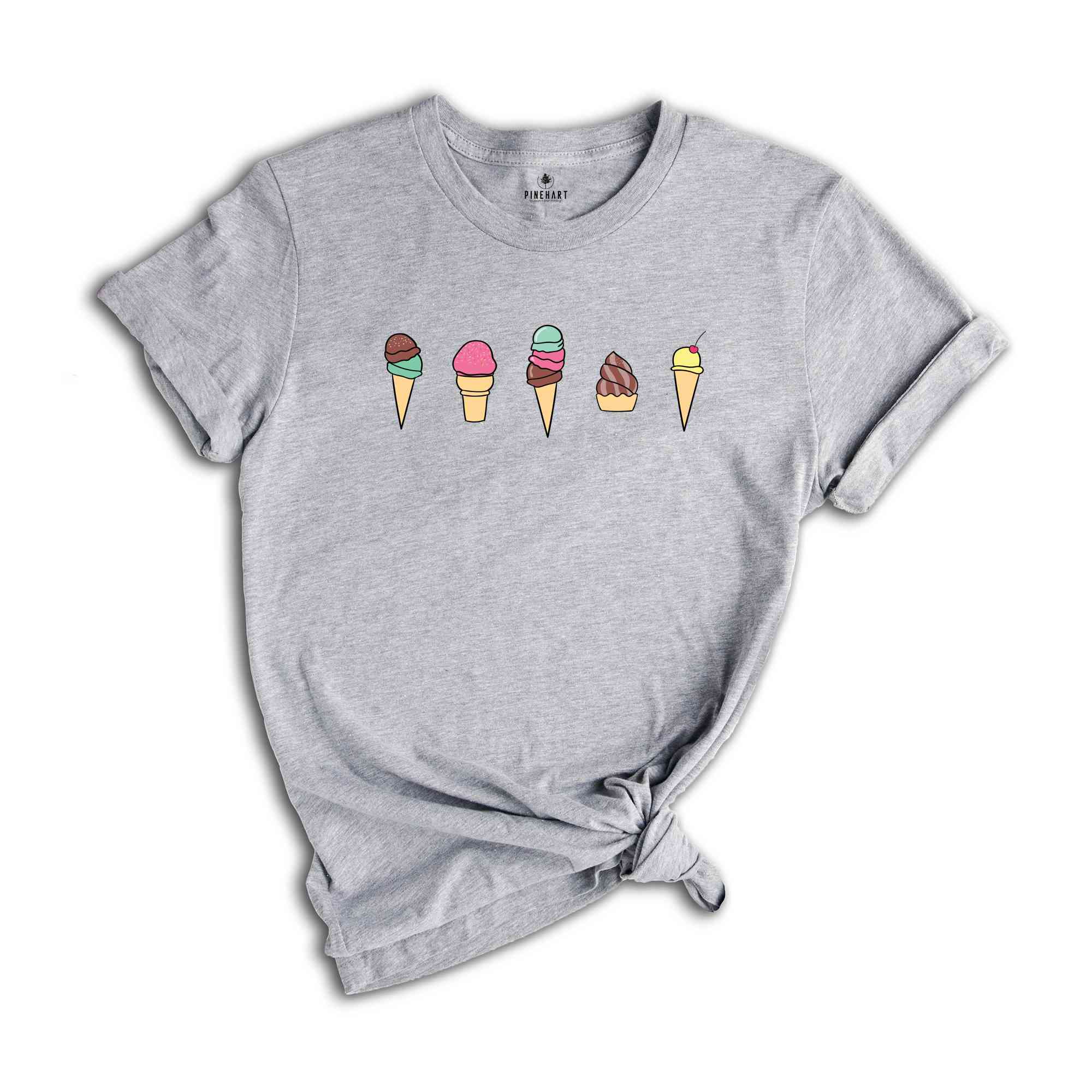 Ice Cream Cones Shirt, Ice Cream Shirt, Cute Ice Cream Shirt, Dessert Shirt, Summer Shirt, Ice Cream Party Shirt, Cones Shirt