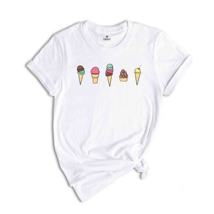 Ice Cream Cones Shirt, Ice Cream Shirt, Cute Ice Cream Shirt, Dessert Shirt, Summer Shirt, Ice Cream Party Shirt, Cones Shirt