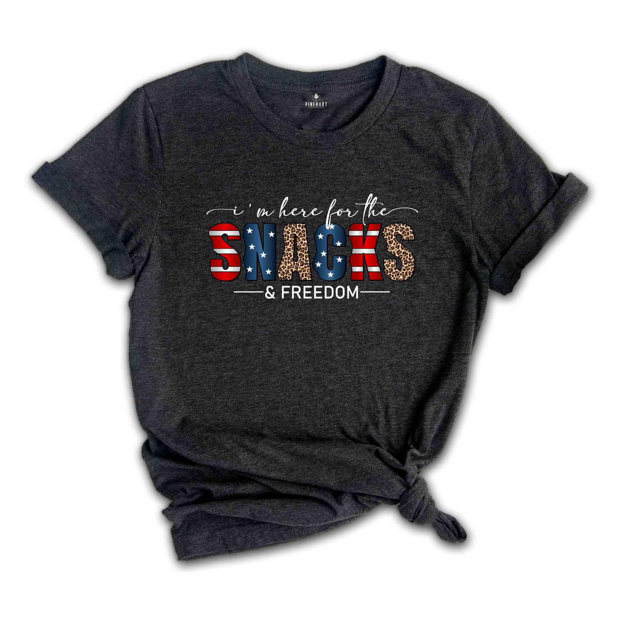 I'm Here For The Snacks Freedom Shirt, Patriotic Shirt, Independence Day Shirt, 4th Of July Shirt, Retro America Shirt