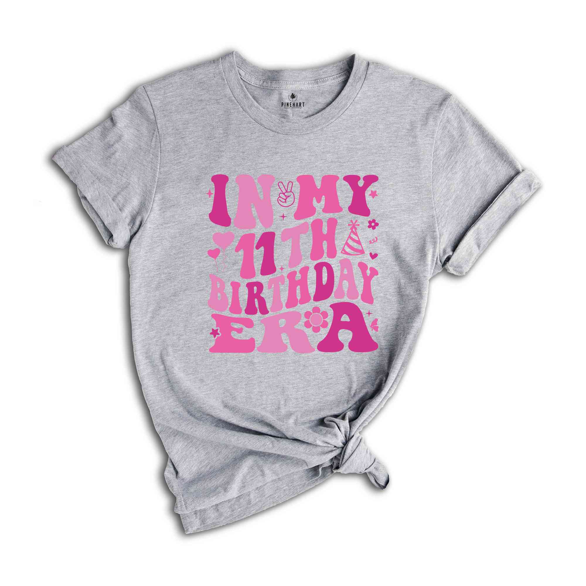 In My 11th Birthday Era Shirt, Birthday Girl Shirt, Cute Birthday Shirt, Kids Birthday Shirt, Eleven Year Old Shirt, Birthday Party Shirt