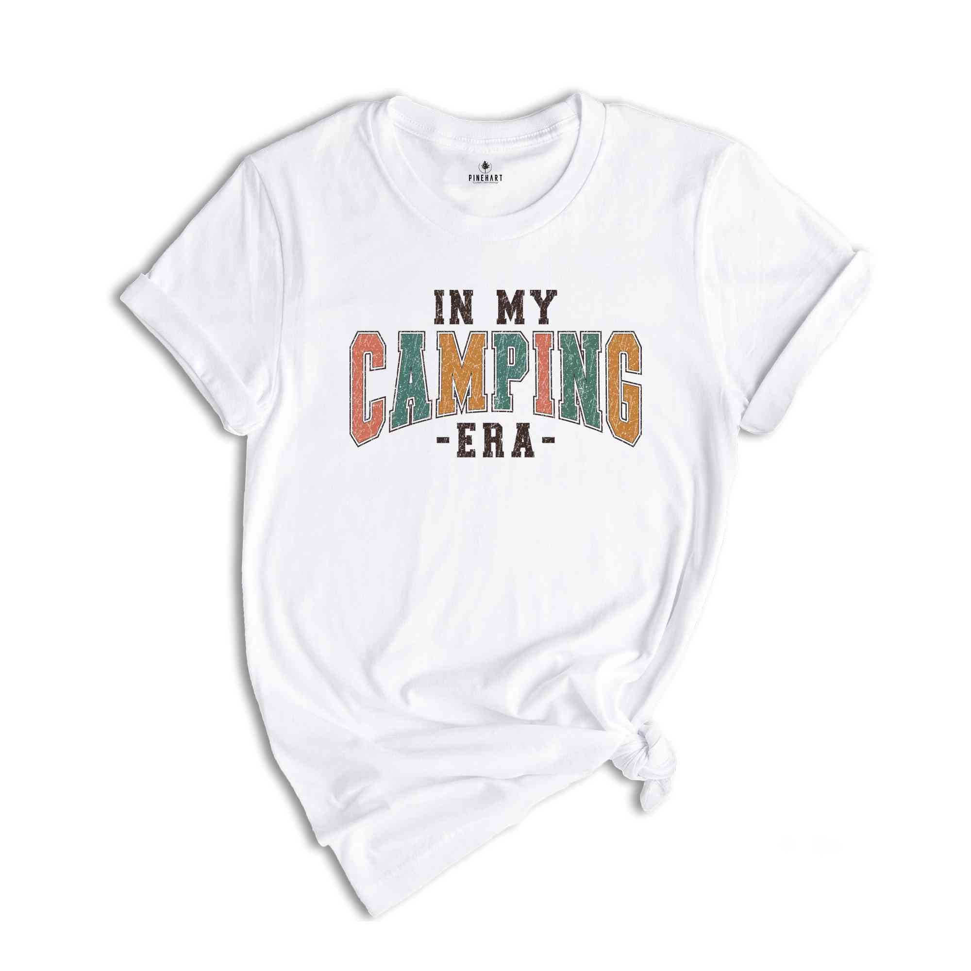 In My Camping Era Shirt, Retro Camping Shirt, Camper Shirt, Adventurer Shirt, Nature Lover Shirt, Vacation Shirt, Family Camping Shirt