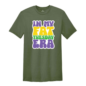 In My Fat Tuesday Era Shirt, Mardi Gras Shirt, Mardi Gras Carnival Shirt, Mardi Gras Party Gift, In My Mardi Gras Era