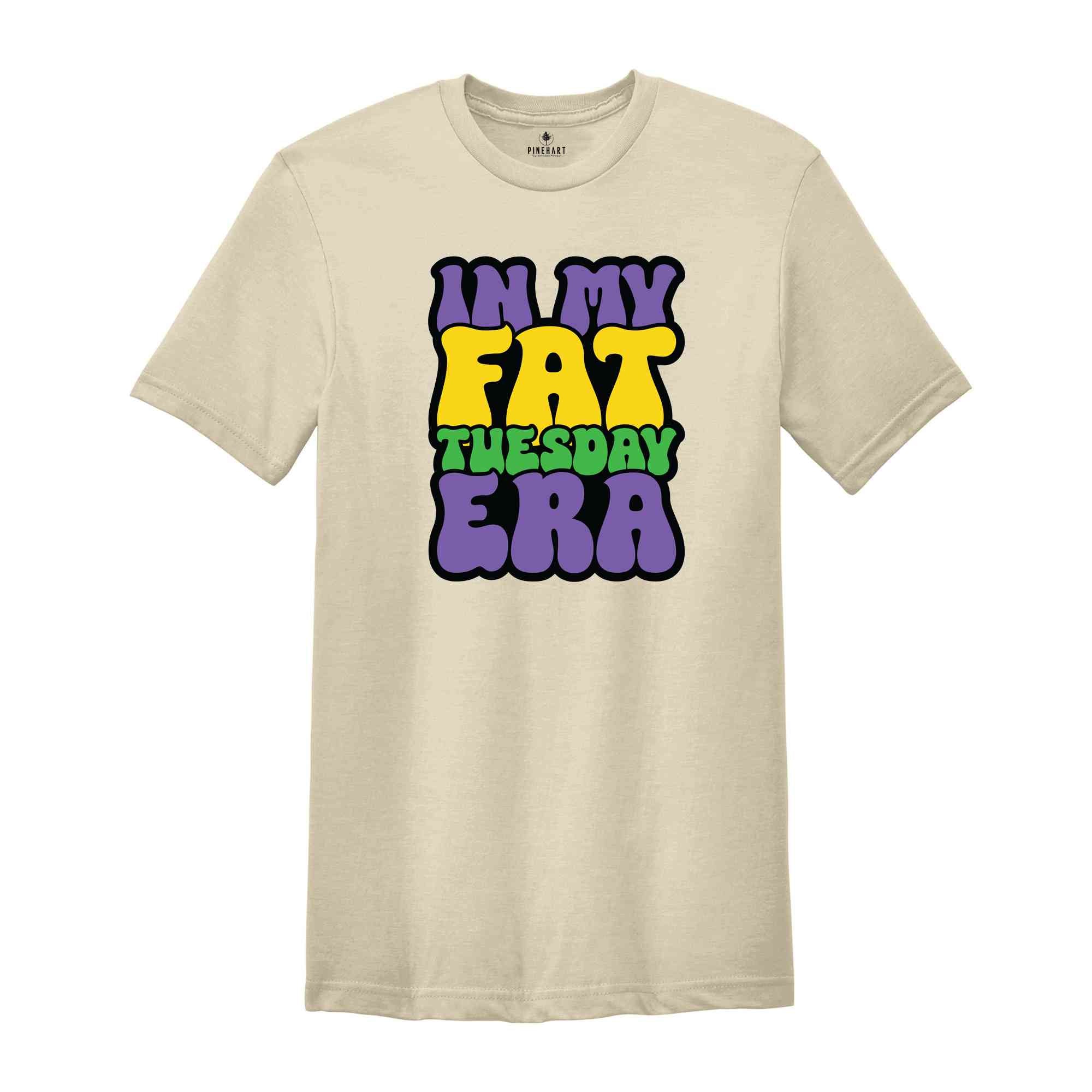 In My Fat Tuesday Era Shirt, Mardi Gras Shirt, Mardi Gras Carnival Shirt, Mardi Gras Party Gift, In My Mardi Gras Era