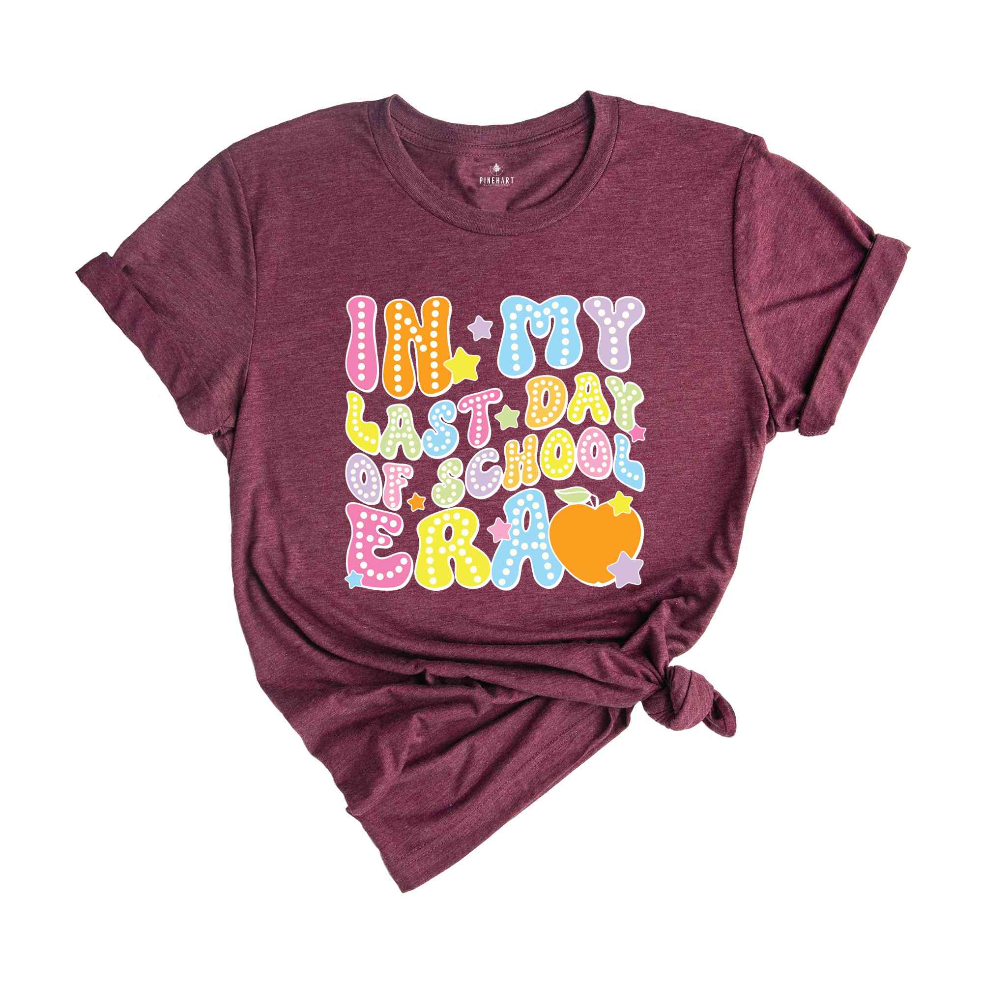 In My Last Day Of School Era Kids Shirt, Kindergarten Shirts, Schools Out Toddler Tee, Elementary School Shirt