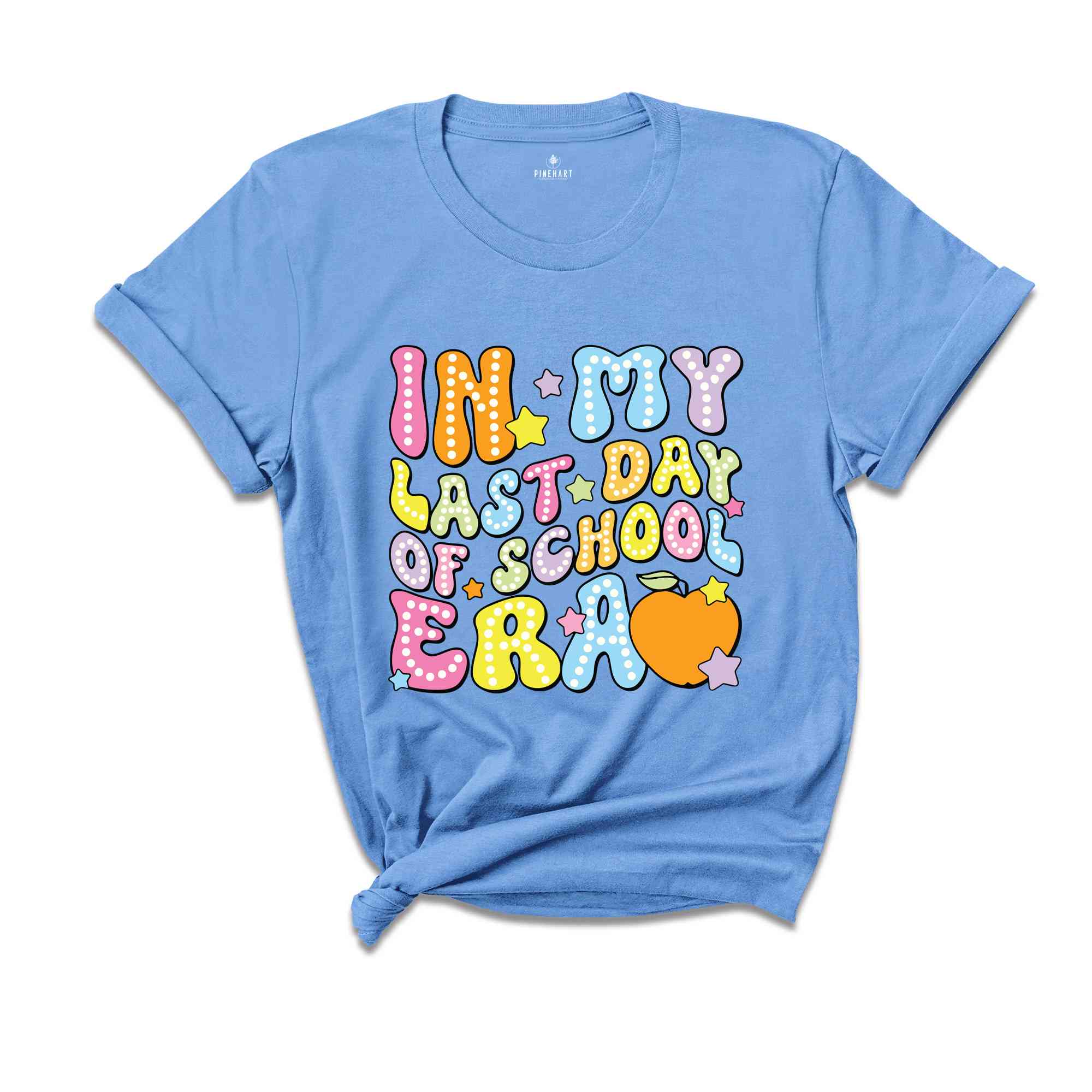 In My Last Day Of School Era Kids Shirt, Kindergarten Shirts, Schools Out Toddler Tee, Elementary School Shirt