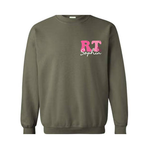 In My Respiratory Therapy Era Sweatshirt, RT Nurse Custom Sweatshirt, Respiratory Nurse Sweatshirt, Custom RT Sweatshirt, RT Student Gift