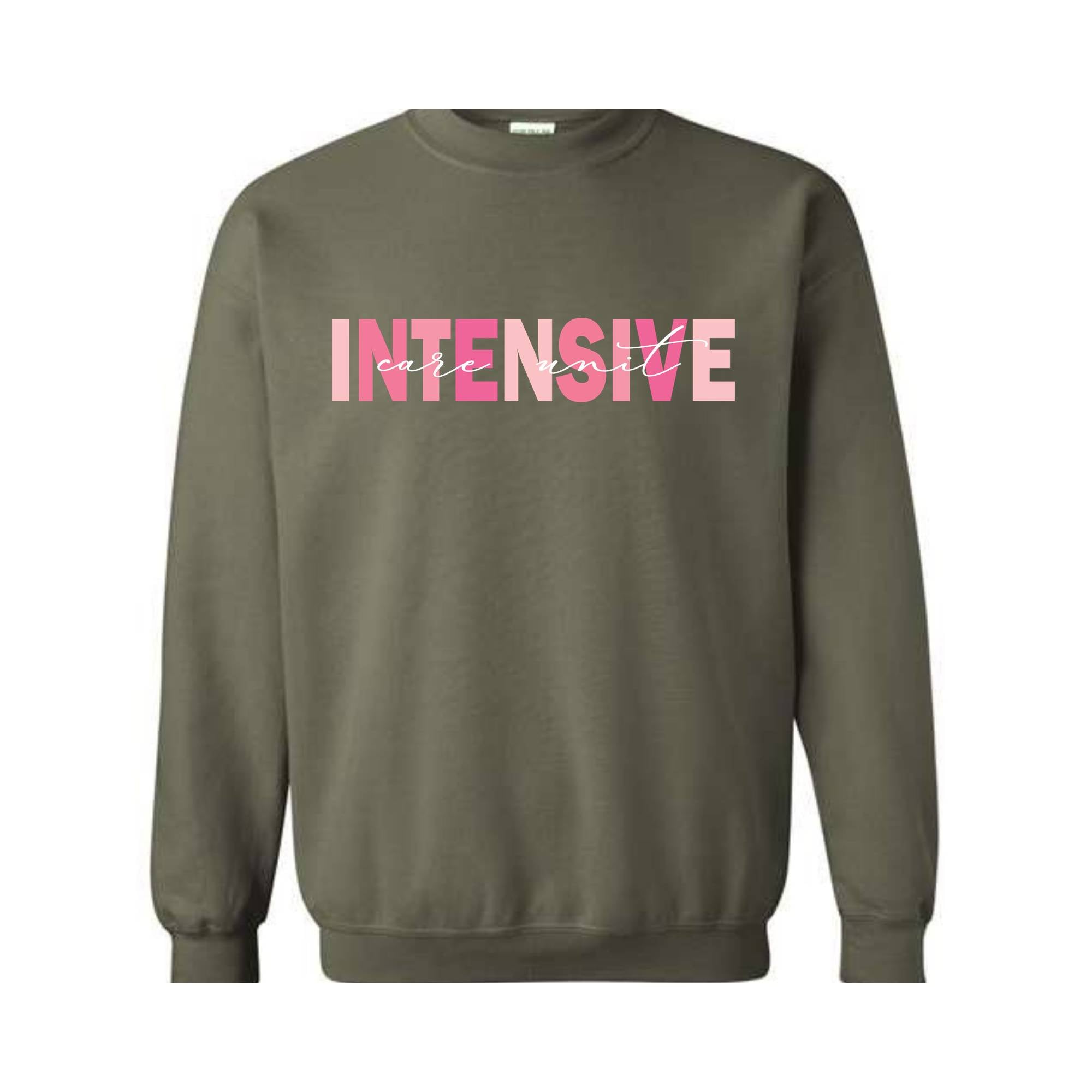 Intensive Care Unit Nurse Swearshirt, ICU Doctor Gift, Matching Sweater, Nursing School Grad, Icu Nurse Hoodie, MD Gift, ICU Sweatshirt