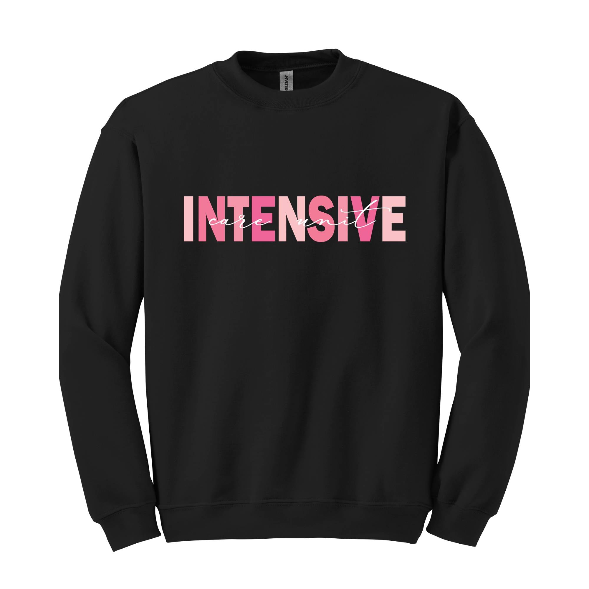 Intensive Care Unit Nurse Swearshirt, ICU Doctor Gift, Matching Sweater, Nursing School Grad, Icu Nurse Hoodie, MD Gift, ICU Sweatshirt