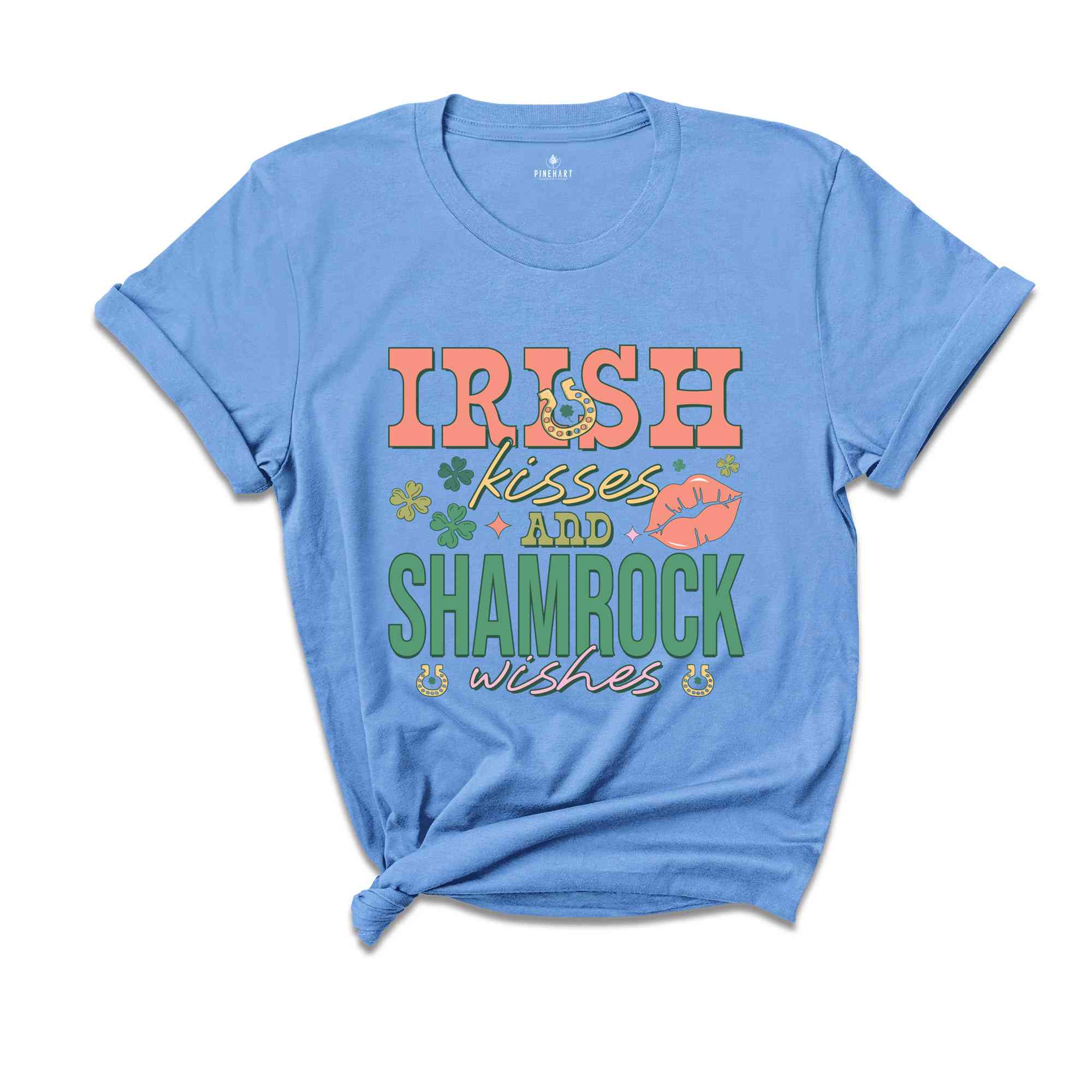 Irish Kisses And Shamrock Wishes Shirt, Shamrock Shirt, Irish Shirt, Saint Patricks Day Shirt, St Patricks Day
