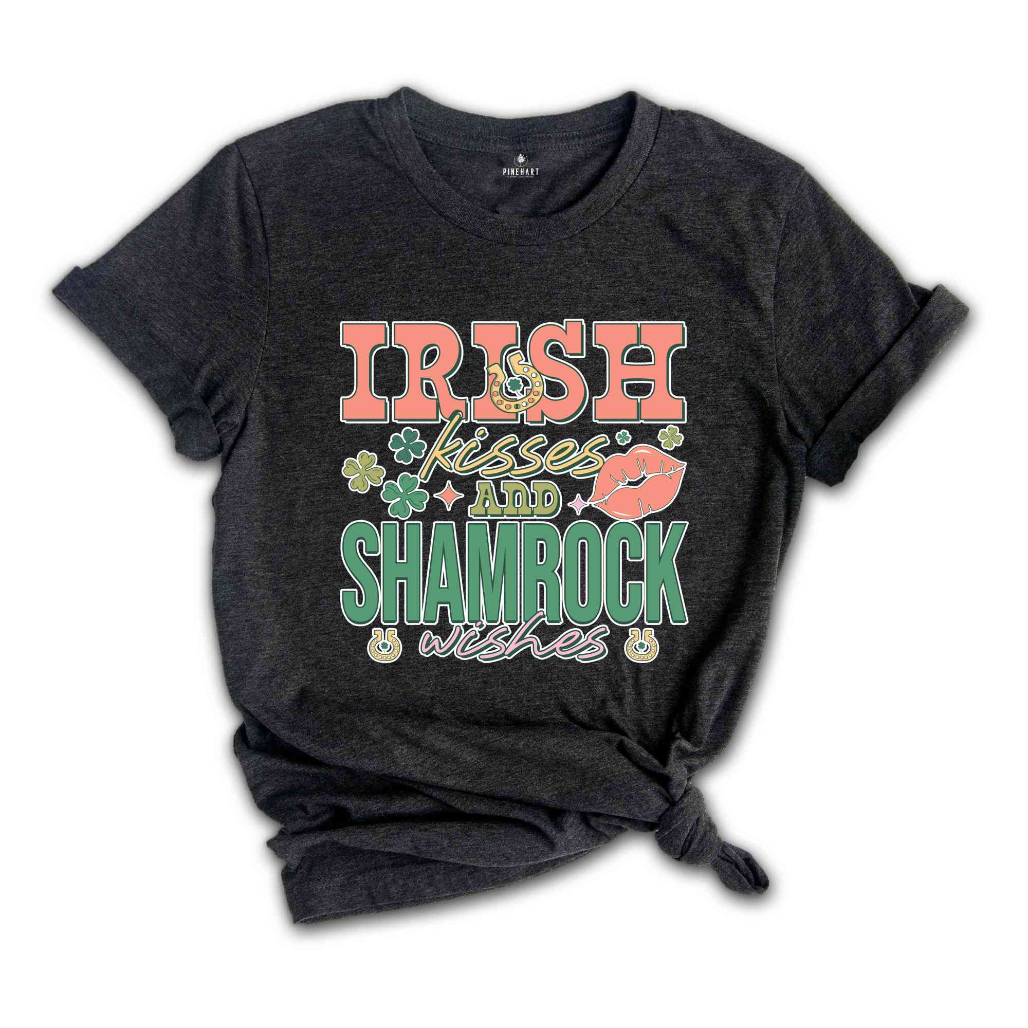 Irish Kisses And Shamrock Wishes Shirt, Shamrock Shirt, Irish Shirt, Saint Patricks Day Shirt, St Patricks Day