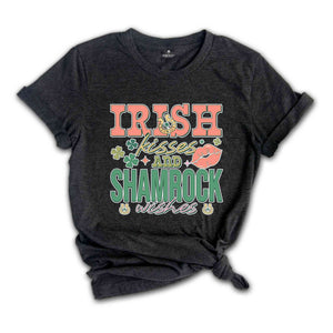 Irish Kisses And Shamrock Wishes Shirt, Shamrock Shirt, Irish Shirt, Saint Patricks Day Shirt, St Patricks Day