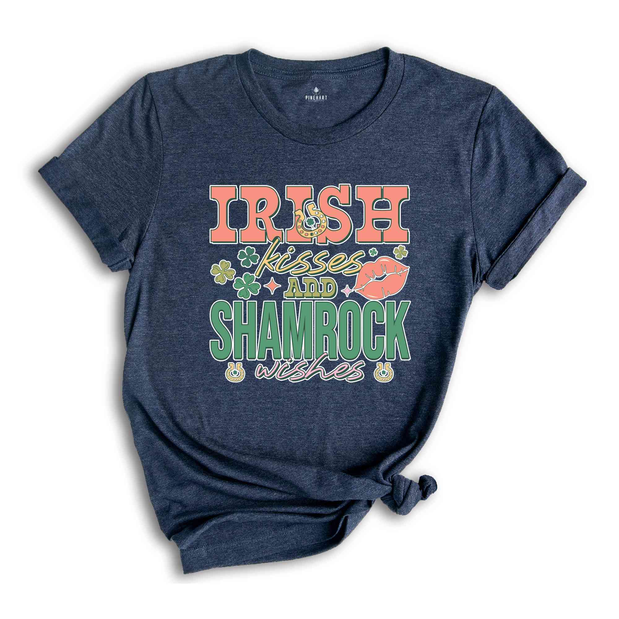 Irish Kisses And Shamrock Wishes Shirt, Shamrock Shirt, Irish Shirt, Saint Patricks Day Shirt, St Patricks Day