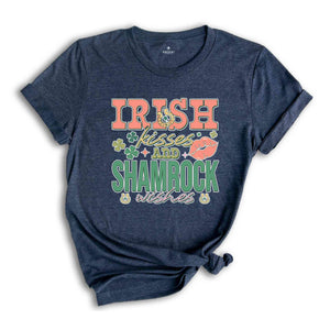 Irish Kisses And Shamrock Wishes Shirt, Shamrock Shirt, Irish Shirt, Saint Patricks Day Shirt, St Patricks Day