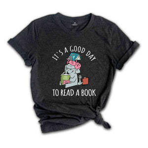 Its A Good Day To Read Shirt, Books Shirt, Librarian T-Shirt, Read More Books Tee, Book Lover Teacher Shirt, Piggie Elephant Shirt