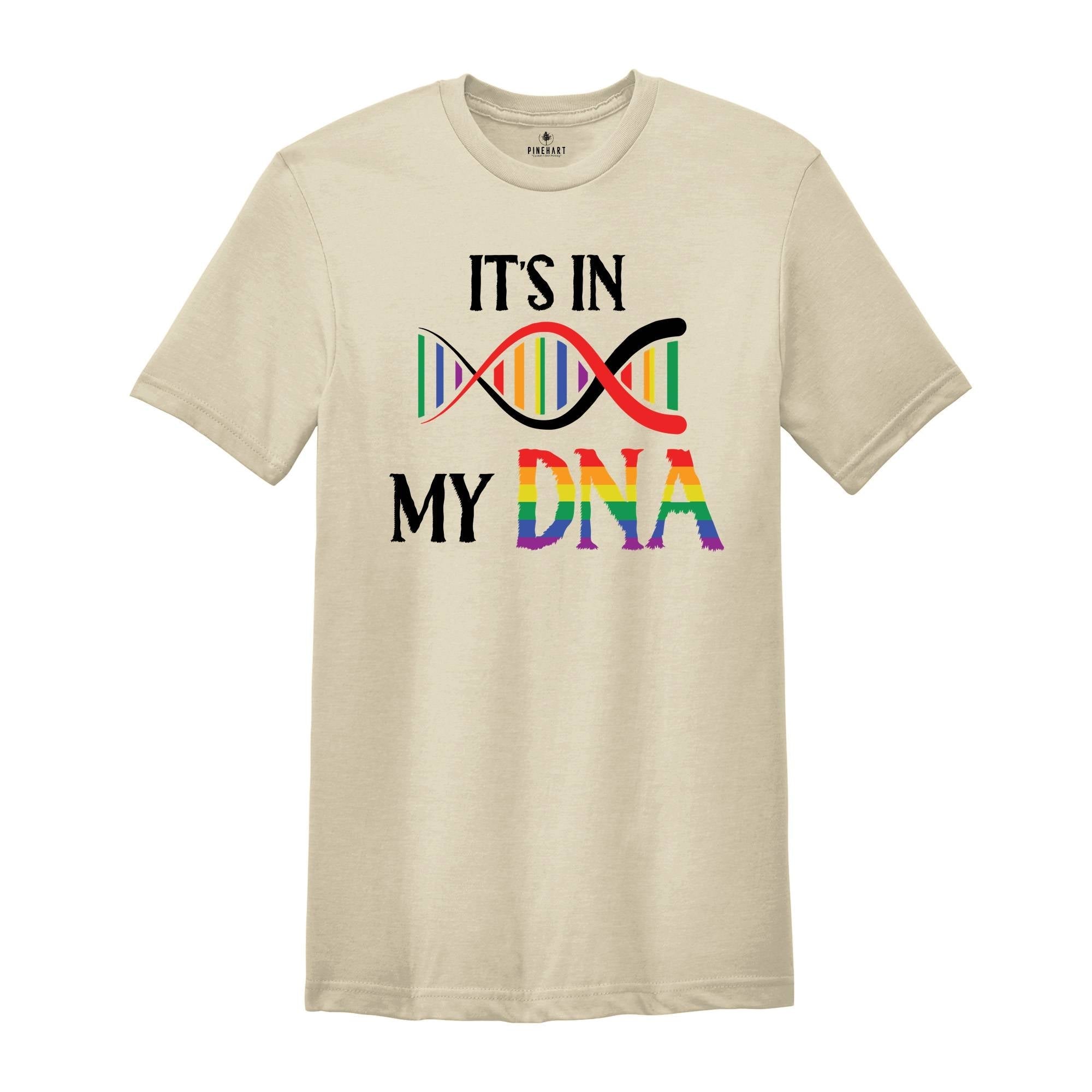 It's in My Dna Shirt, Dna Gay Pride T-shirt, Pride Lgbt Dna Tee, Transexual Shirt, Bisexual Shirt, Funny Gay Shirt