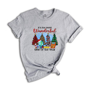 It's The Most Wonderful Time of the Year Shirt, Christmas Teacher Gift Tee, Gift for Christmas, Teacher Shirt