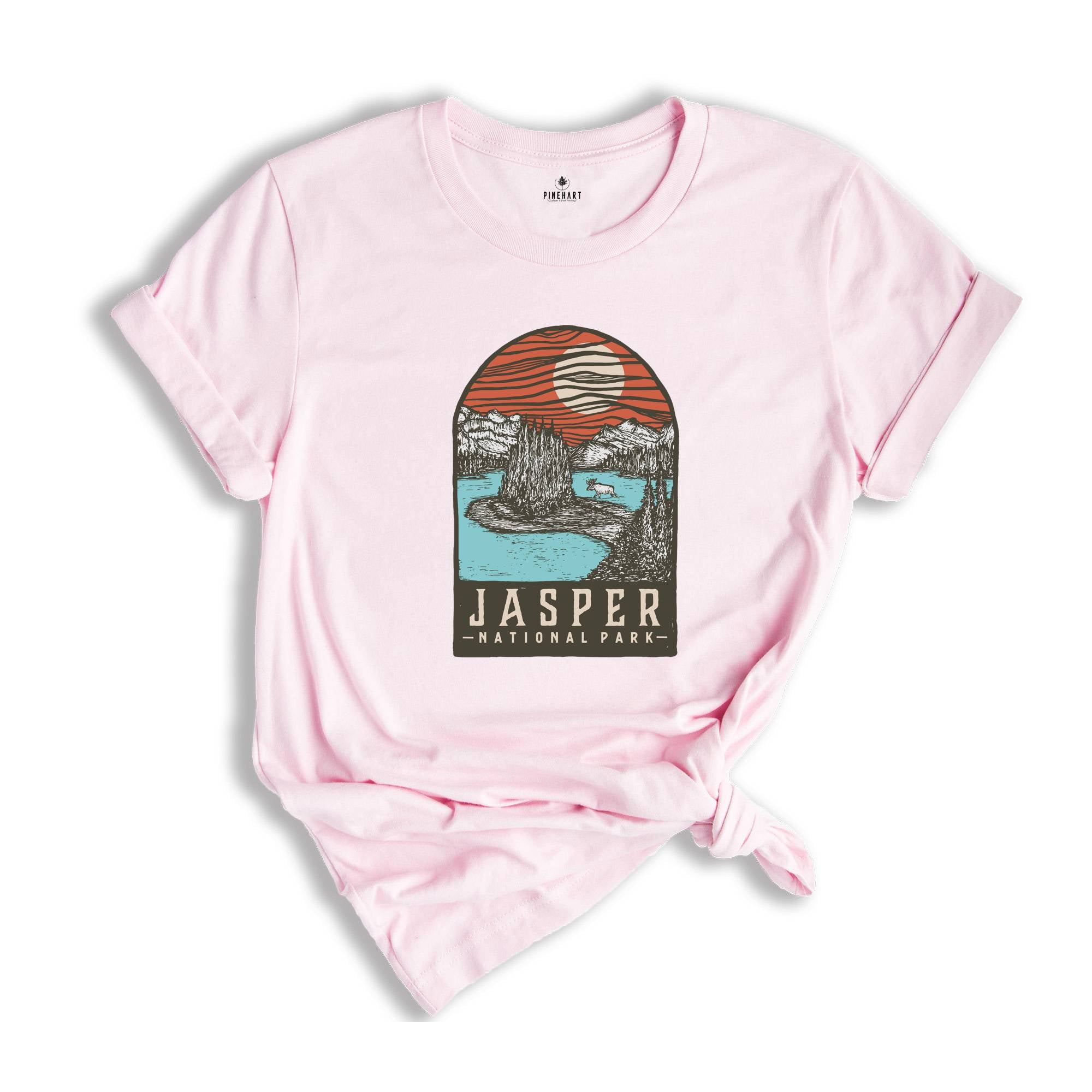 Jasper National Park Shirt, British Colombia Canada Jasper National Park Shirt, Jasper National Park Camping Shirt