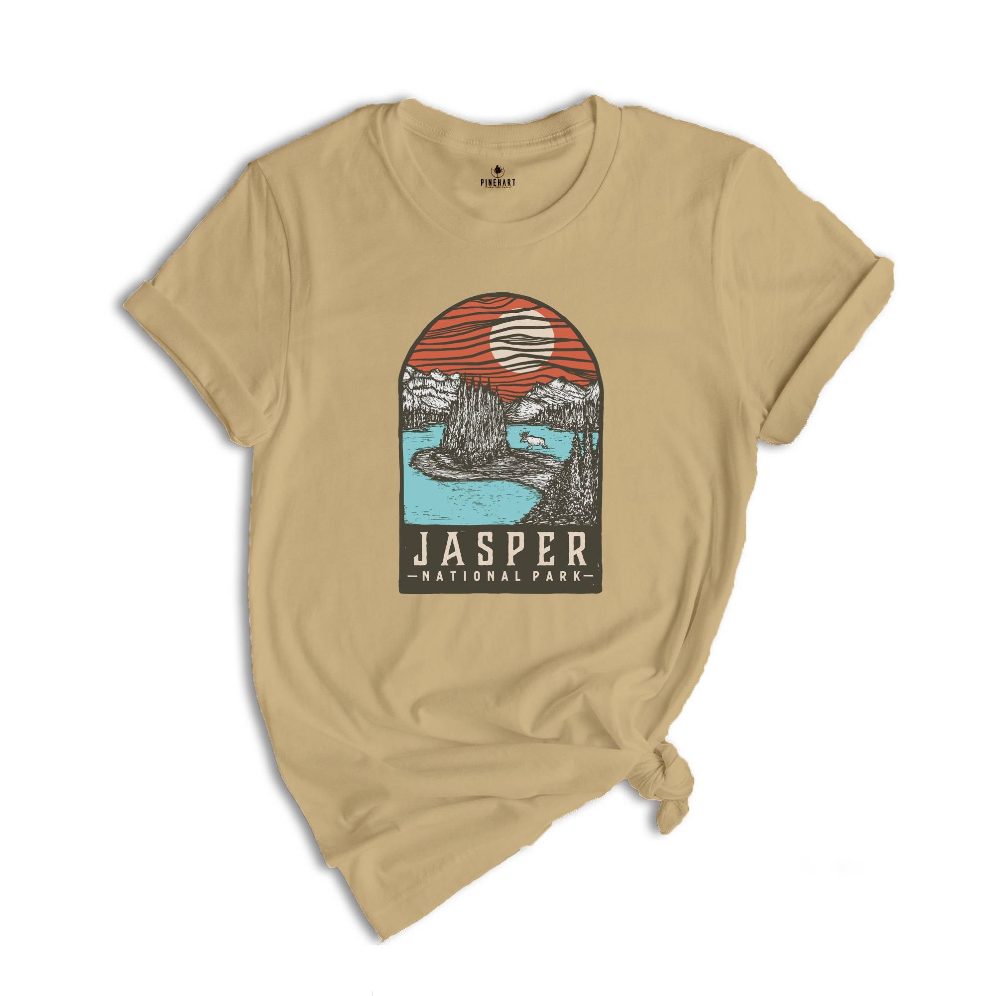 Jasper National Park Shirt, British Colombia Canada Jasper National Park Shirt, Jasper National Park Camping Shirt