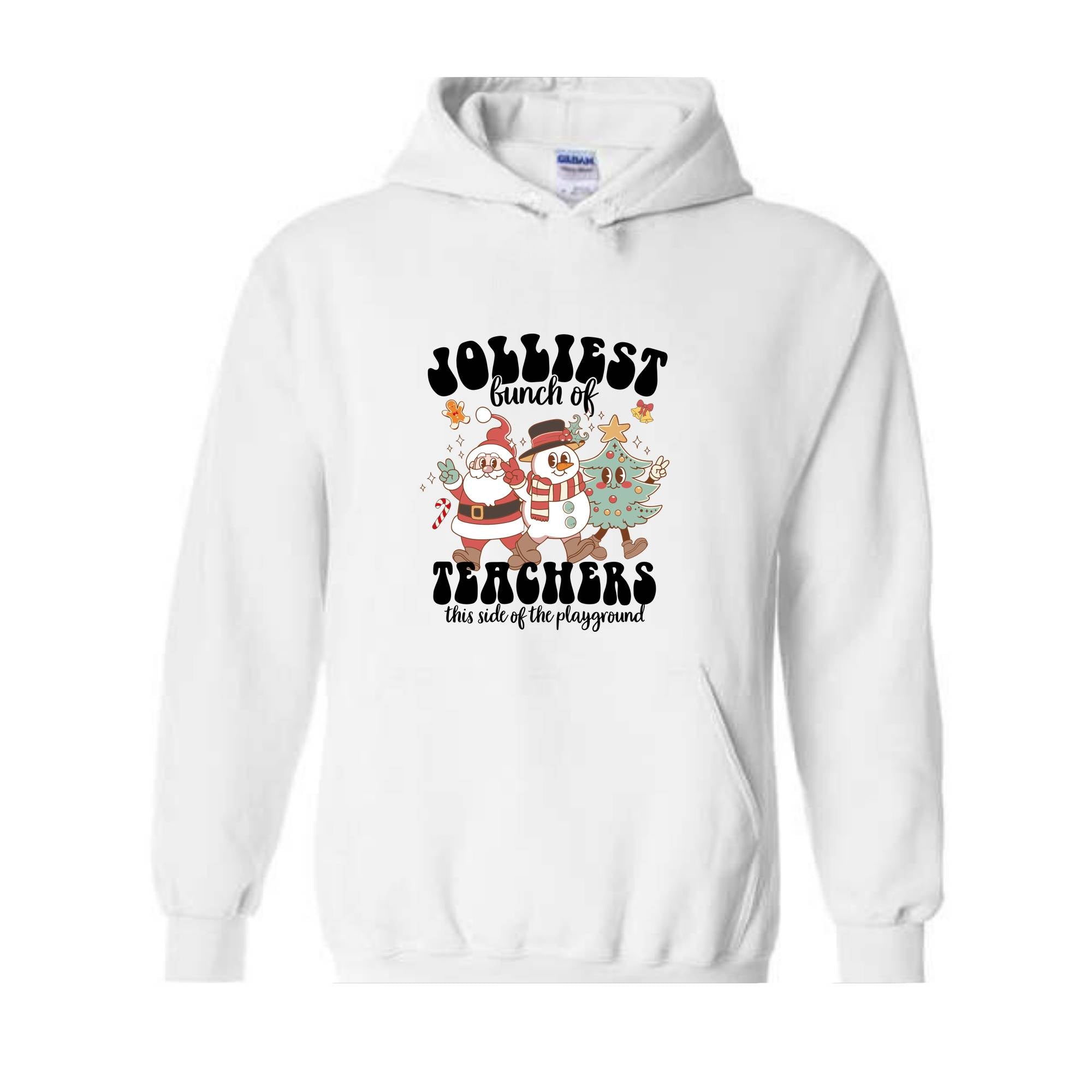 Jolliest Bunch Of Teachers This Side of The Playground Sweatshirt, Funny Teacher Sweatshirt, Teacher Squad Hoodie, Teacher Sweatshirt