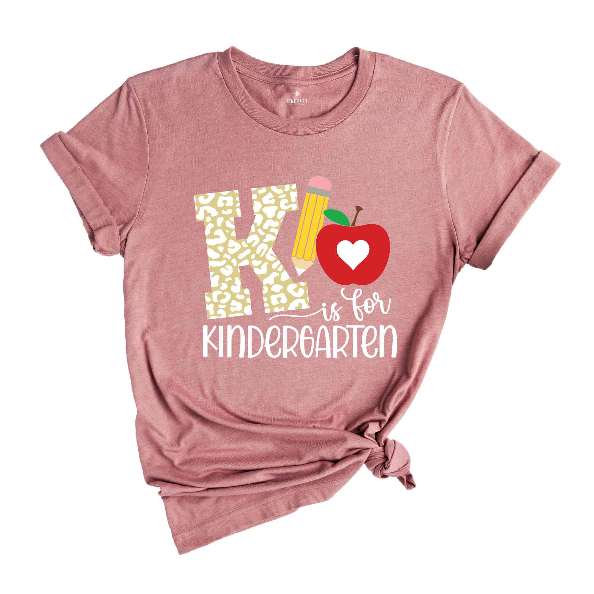 K Is For Kindergarten T-Shirt, Hello Kindergarten Shirt, Kindergarten Shirt, First Day of School Shirt, Back To School Gifts