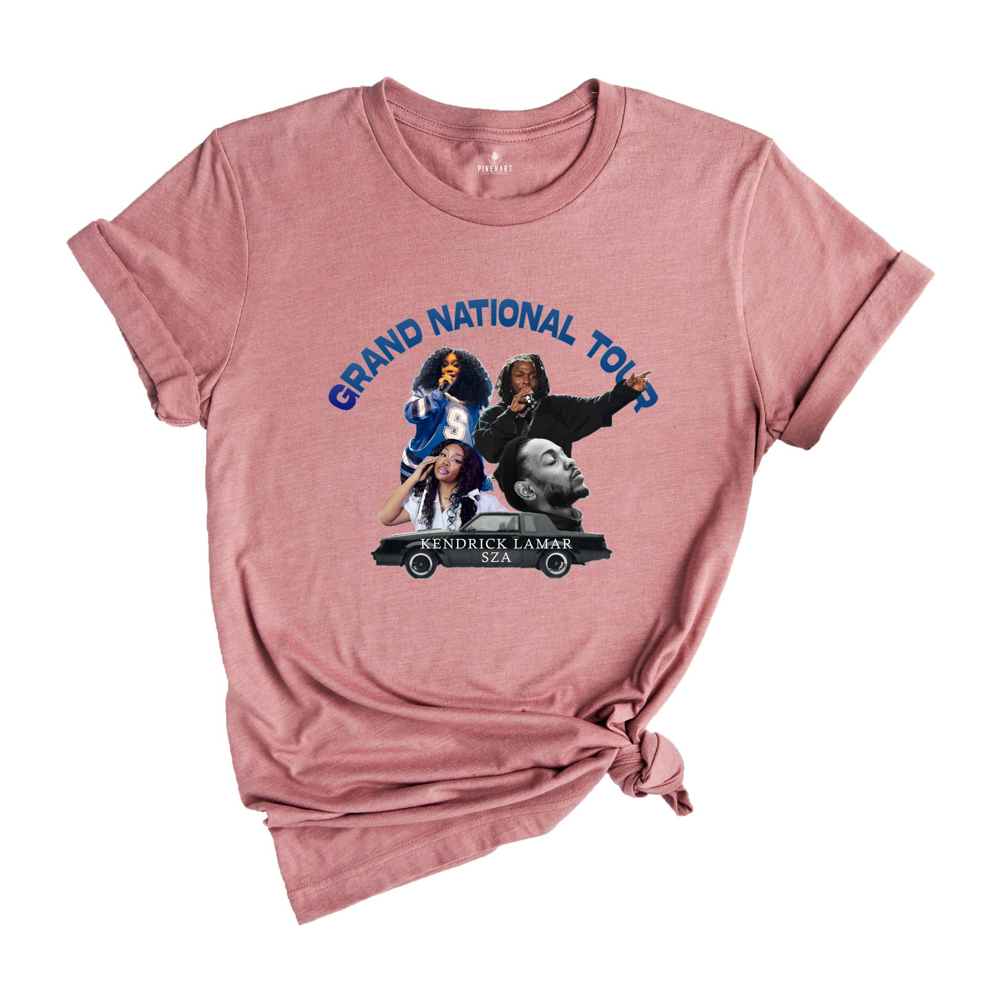 Kendrick Lamar & SZA Grand National Tour Shirt, Concert Shirt