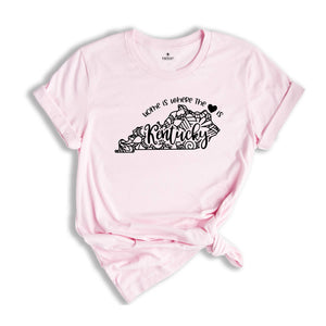 Kentucky State Shirt, Kentucky State Map Sweatshirt, Kentucky Travel Gifts, Kentucky State Home Hoodie, Kentucky Apparel, Kentucky Gift