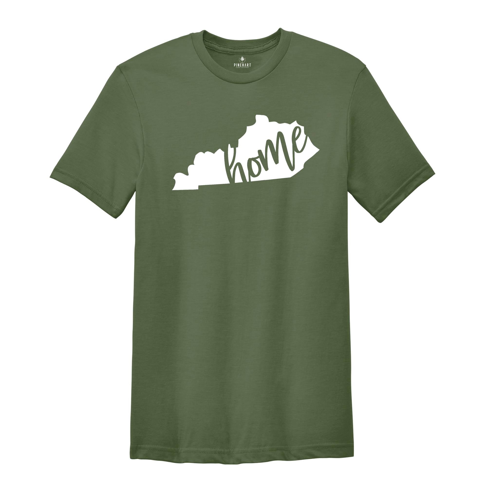 Kentucky State Shirts, Kentucky State Map Shirt, Kentucky Travel Gifts, Kentucky Apparel, Kentucky Clothing, Kentucky Home Sweatshirt