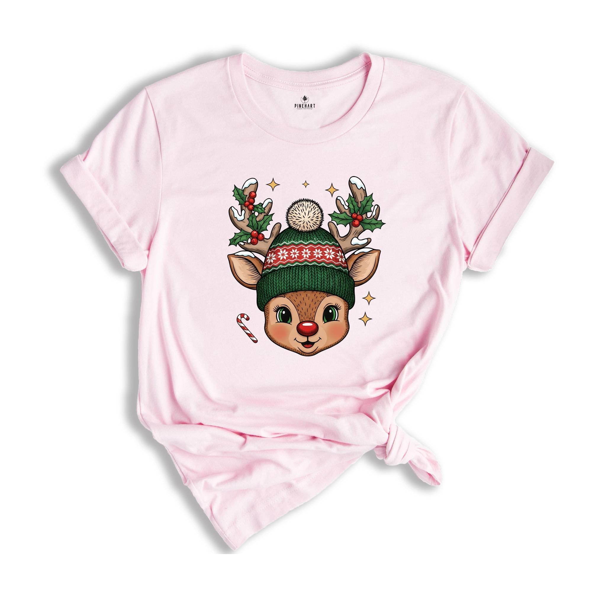 Kids Reindeer Christmas Shirt, Christmas Matching Boy And Girl Shirt, Toddler Christmas Shirt, Reindeer Kids Christmas Gift, Xmas Kids Shirt