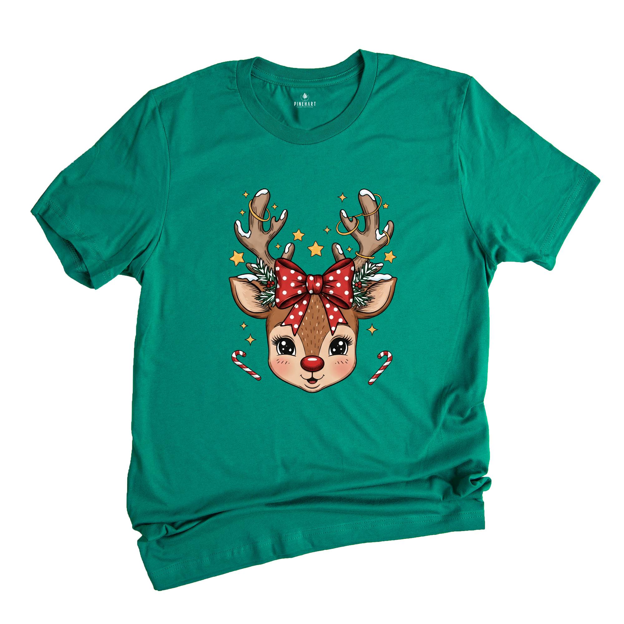 Kids Reindeer Christmas Shirt, Christmas Matching Boy And Girl Shirt, Toddler Christmas Shirt, Reindeer Kids Christmas Gift, Xmas Kids Shirt