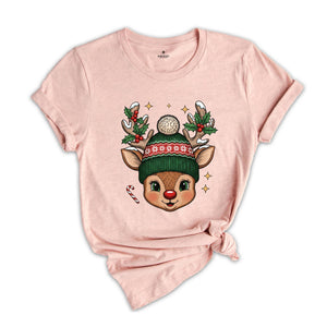 Kids Reindeer Christmas Shirt, Christmas Matching Boy And Girl Shirt, Toddler Christmas Shirt, Reindeer Kids Christmas Gift, Xmas Kids Shirt