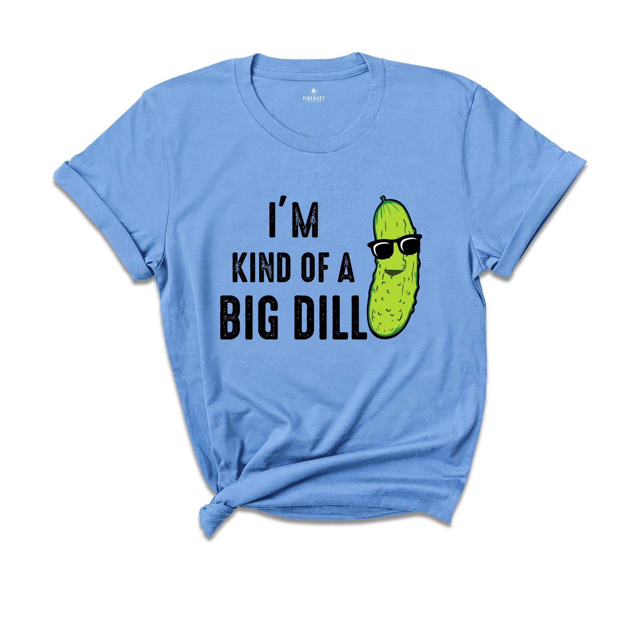 Kind of a Big Dill Shirt, Retro Pickle Shirt, Meme Shirt, Food Pun Kids Shirt, Cute Pickle Shirt, Pickle Toddler Shirt