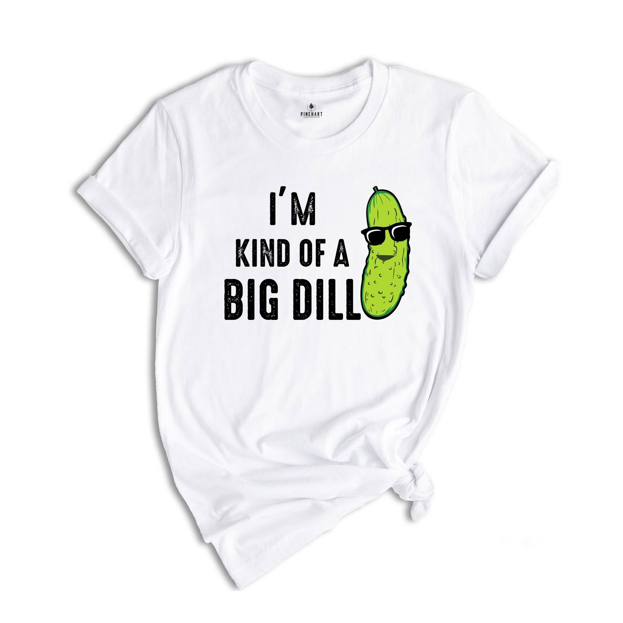 Kind of a Big Dill Shirt, Retro Pickle Shirt, Meme Shirt, Food Pun Kids Shirt, Cute Pickle Shirt, Pickle Toddler Shirt