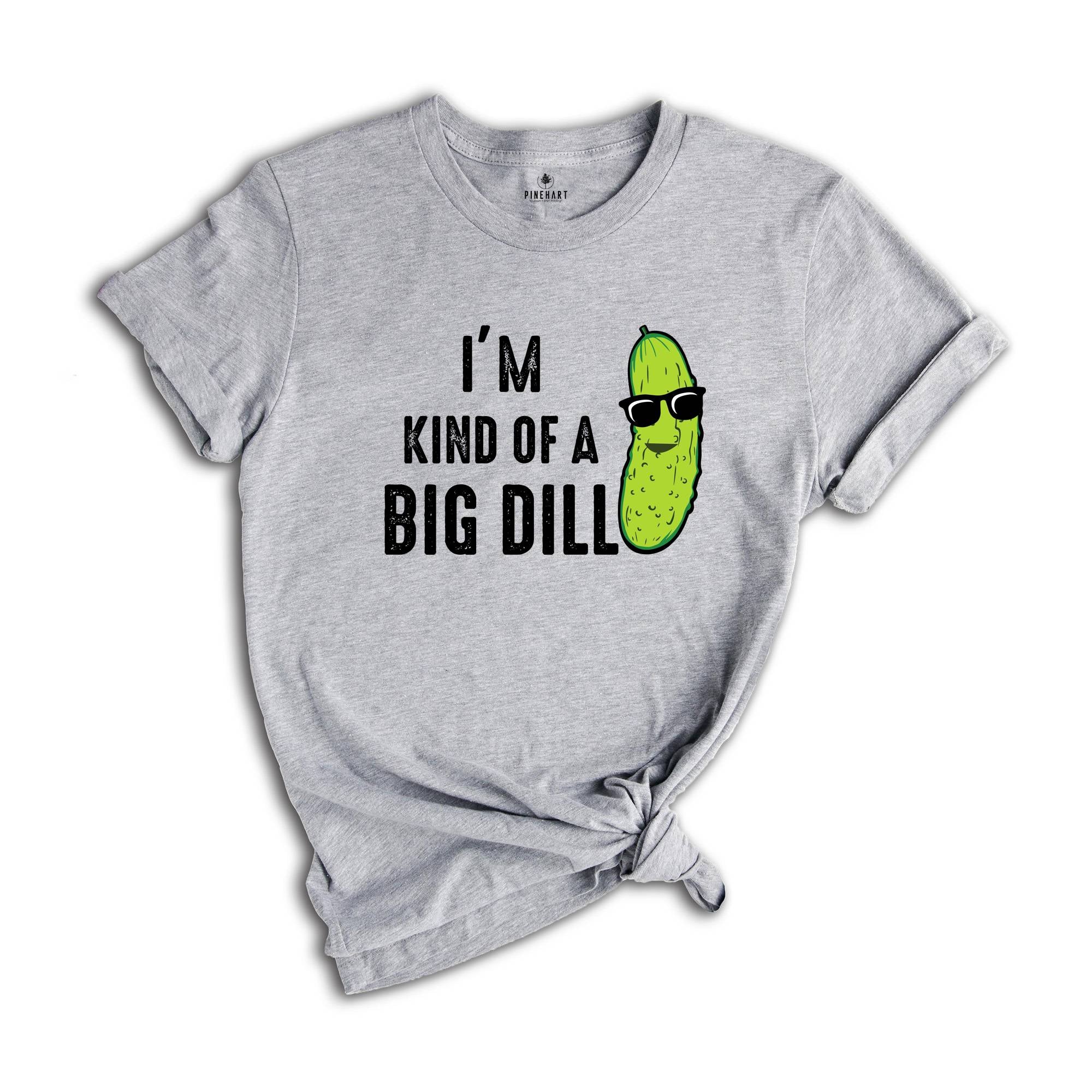 Kind of a Big Dill Shirt, Retro Pickle Shirt, Meme Shirt, Food Pun Kids Shirt, Cute Pickle Shirt, Pickle Toddler Shirt