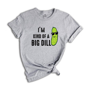 Kind of a Big Dill Shirt, Retro Pickle Shirt, Meme Shirt, Food Pun Kids Shirt, Cute Pickle Shirt, Pickle Toddler Shirt
