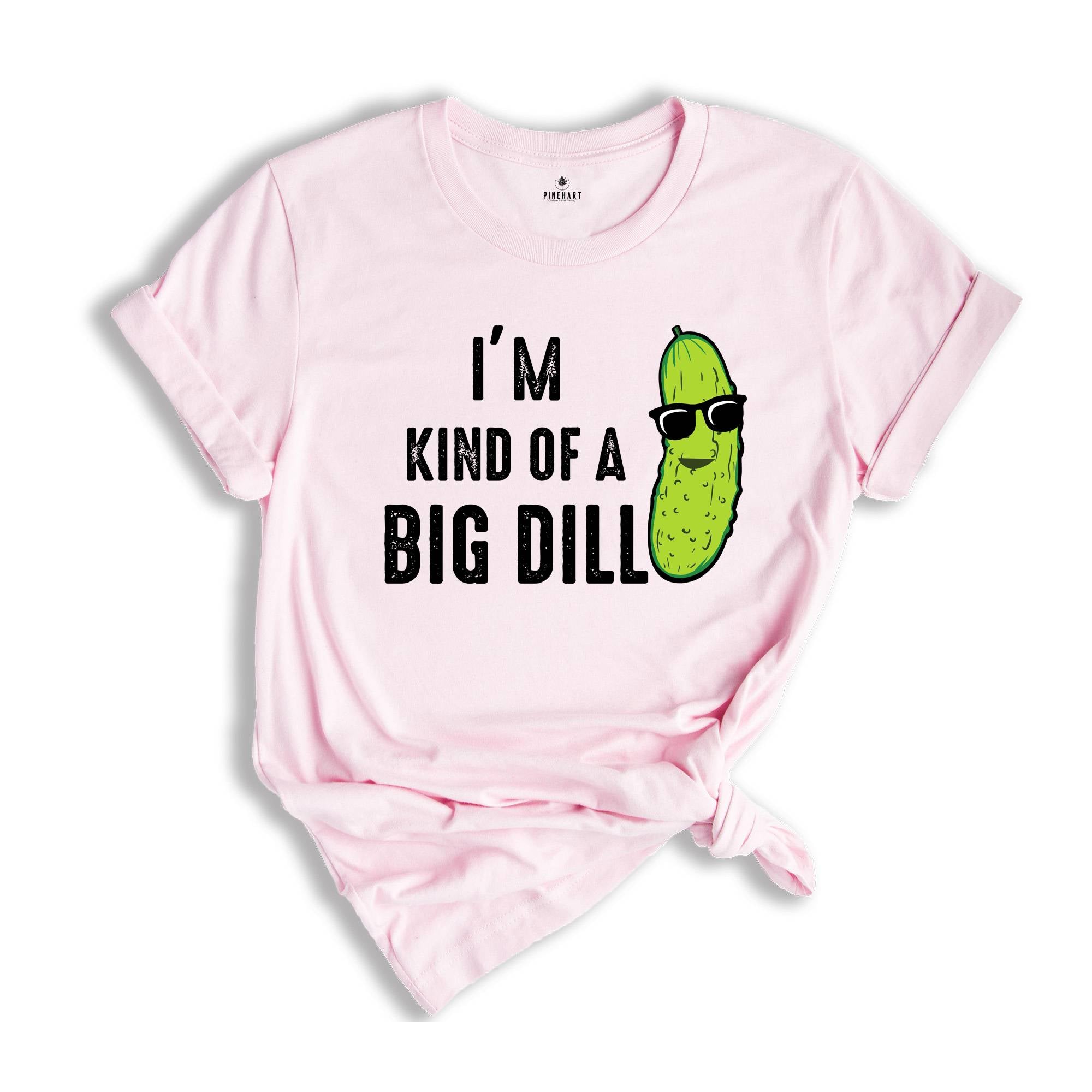 Kind of a Big Dill Shirt, Retro Pickle Shirt, Meme Shirt, Food Pun Kids Shirt, Cute Pickle Shirt, Pickle Toddler Shirt