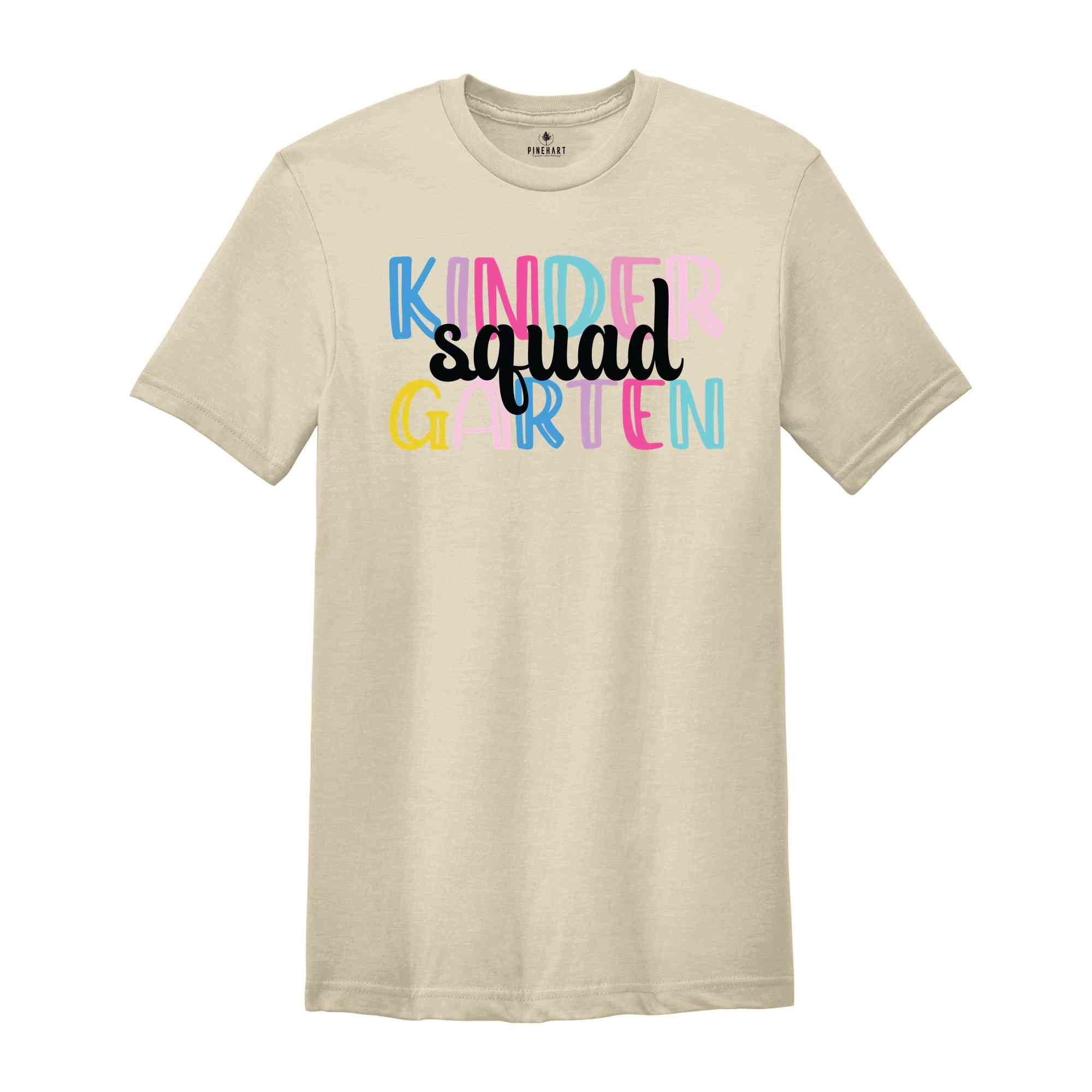 Kinder Garten Squad Shirt, Teacher Shirt, Grade Squad Teacher Shirt, Squad Shirt, New Teacher Shirt, Grade Shirt, Back To School Shirt