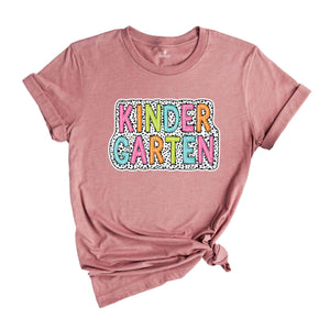 Kindergarten Shirt, Kindergarten Teacher Shirt, Back to School Shirt, School Shirt, First Day Of School, Kindergarten Outfit