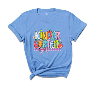 Kindergarten Shirt, Kindergarten Teacher Shirt, Hello Kindergarten Shirt, Teacher Gift, Kids Kindergarten Tee, Back to School Shirt