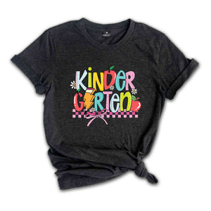 Kindergarten Shirt, Kindergarten Teacher Shirt, Hello Kindergarten Shirt, Teacher Gift, Kids Kindergarten Tee, Back to School Shirt