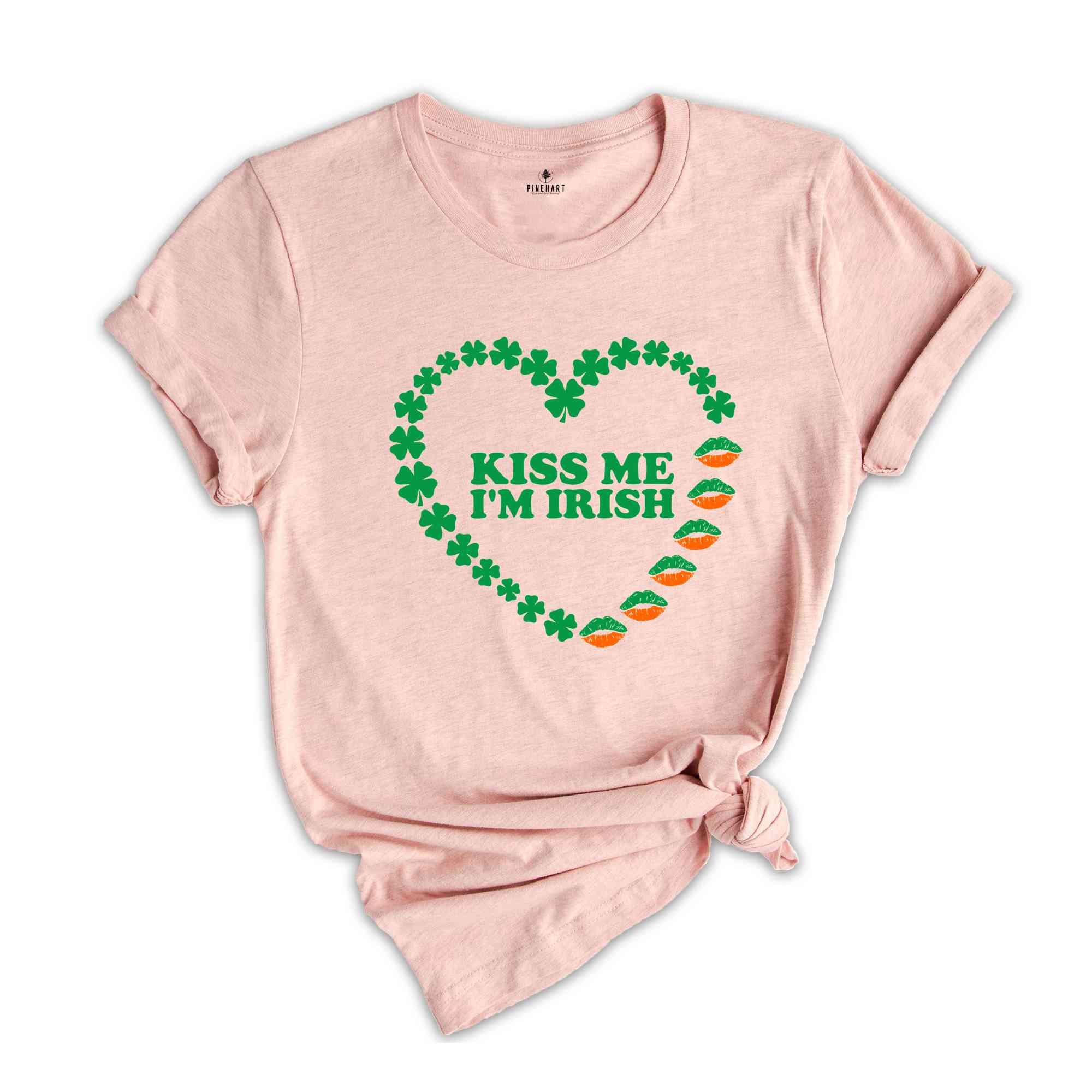 Kiss Me I'm Irish Shirt, St Patricks Day T-Shirt, Irish Baby Shirt, St Pattys Baby Shirt, Shamrock Heart Shirt