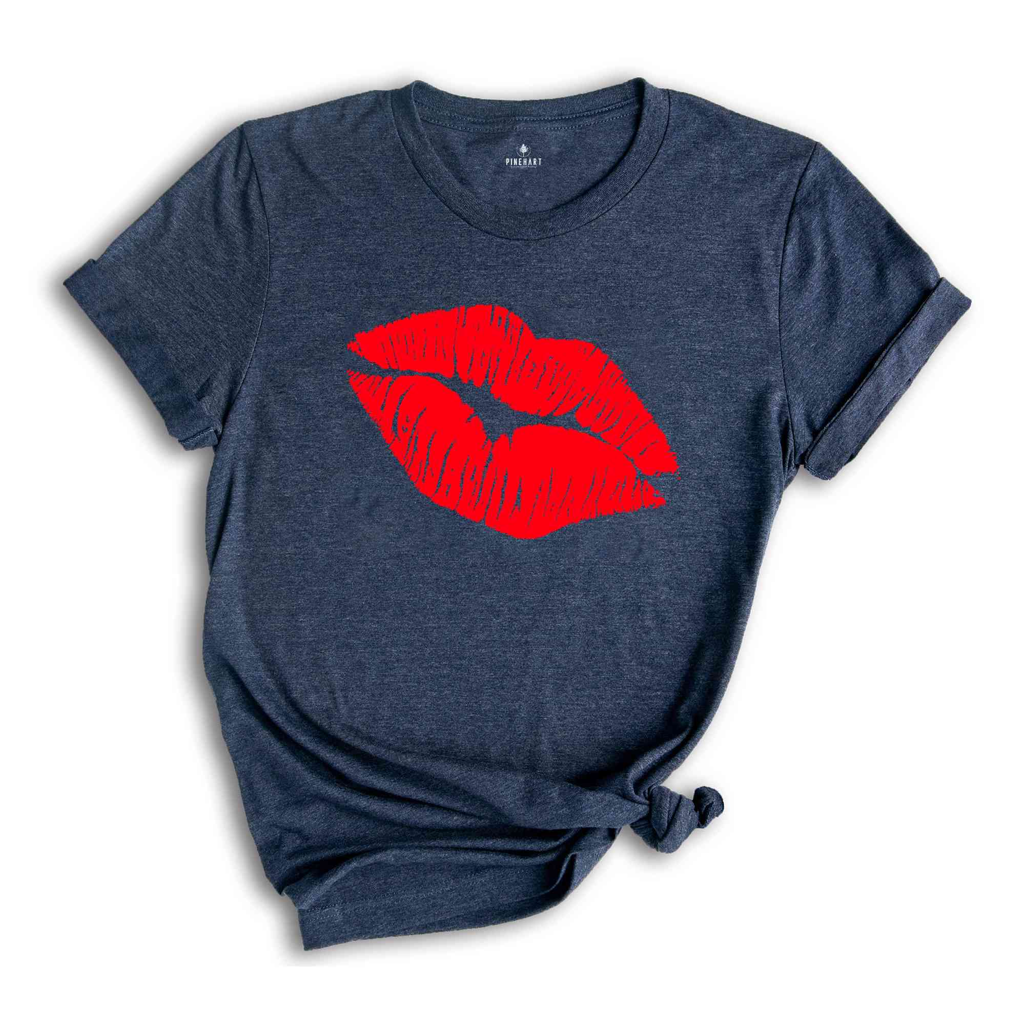 Kisses Lips Valentine Shirt, Kisses Women Shirt, Gift for Girlfriend, Happy Valentine Lips Shirt, Valentine Day Shirt