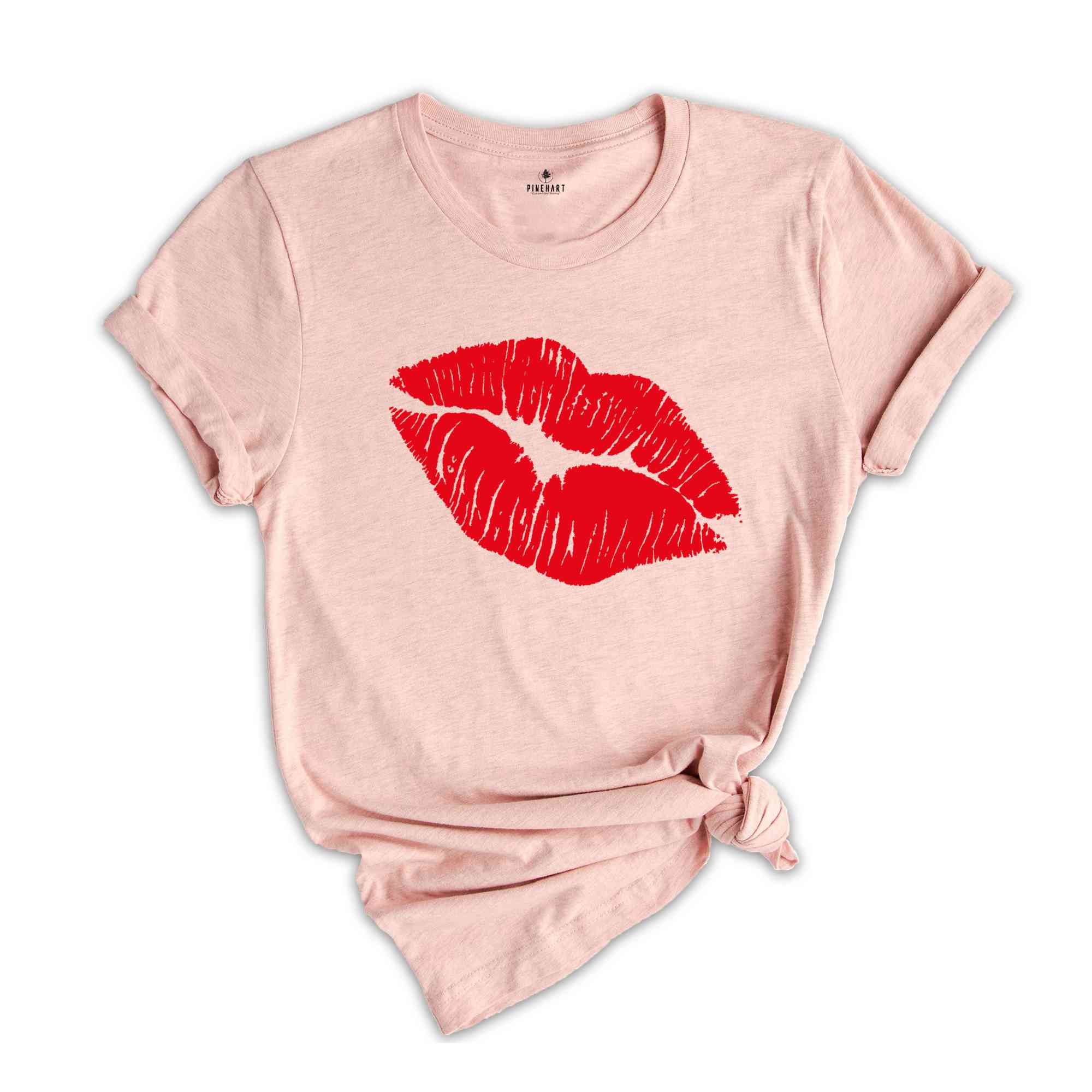 Kisses Lips Valentine Shirt, Kisses Women Shirt, Gift for Girlfriend, Happy Valentine Lips Shirt, Valentine Day Shirt
