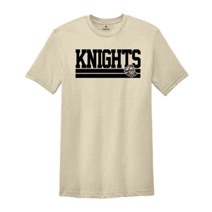 Knights Shirts, Sports Shirt, High School Sports Tee, Knights Mascot Shirt, Knights Spirit Shirt, School Spirit Shirt, Knights Football