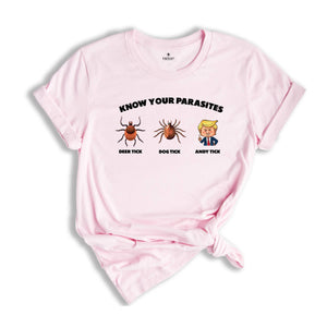Know Your Parasites Shirt, Anti Trump T-Shirt, Election Day Shirt, Funny Trump Shirt, Sarcastic Trump Shirt, Anti Trump Tee, Trump Shirt